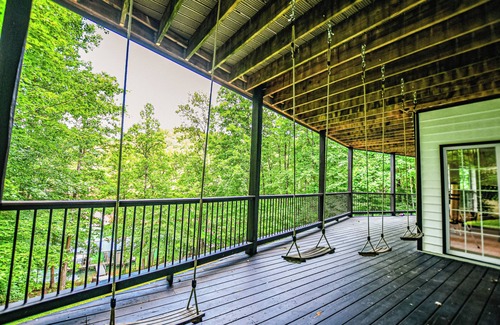 Big Creek House | 5 Bedroom Lake House in Big Creek- Quiet Cove- BEST SUNSET VIEW ON THE LAKE!