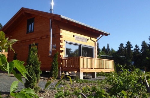 Hahnenklee House | 5 * log cabins with sauna, fireplace, terrace, barbecue etc. in alpine chalet style