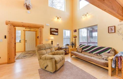 Cohoe House | 5 Mi to Kasilof River Forest-View Retreat with Deck