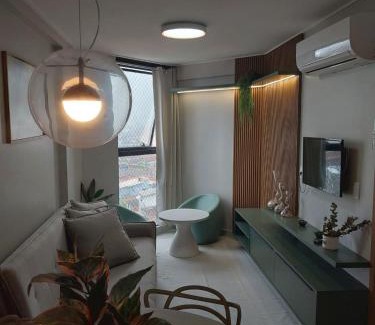 Ponta Verde Apartment | 5 Pessoas com Lazer Total – Apto com Jacuzzi e Piscinas em Pajuçara