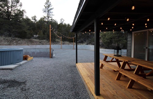 Heber Cabin | 5 private acres, hot tub, fire-pit, Sitgreaves National Forest direct access