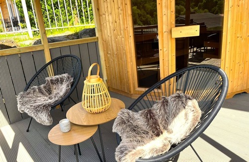 Rieden House | 5 Sterne Ferienhaus Tommy mit Kamin,Sauna,Seeblick