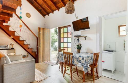 Lagoa Pequena House | 500mts praia Novo Campeche, ar condicionado, Pet