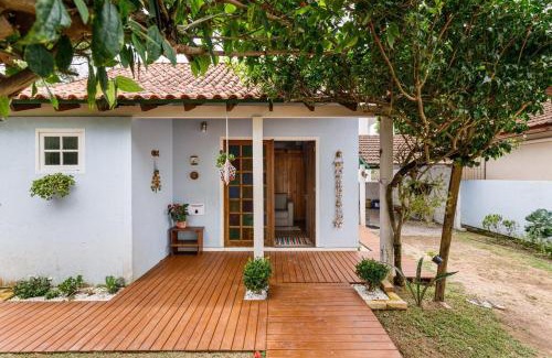 Lagoa Pequena House | 500mts praia Novo Campeche, ar condicionado, Pet