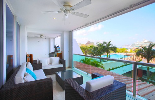 Cozumel Condo | 5★luxury ocean view condo with the best amenities, close to town and beaches