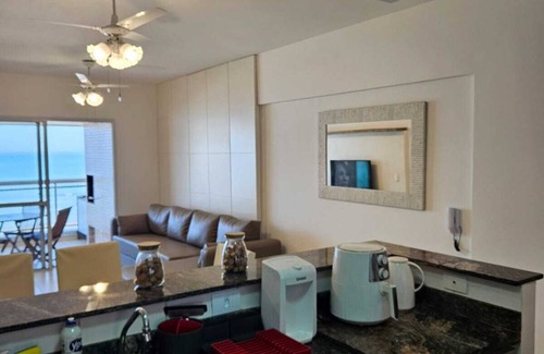 Guilhermina Apartment | 64 - Wonderful apartment facing the sea, barbecue, Wi-Fi and swimming pool!