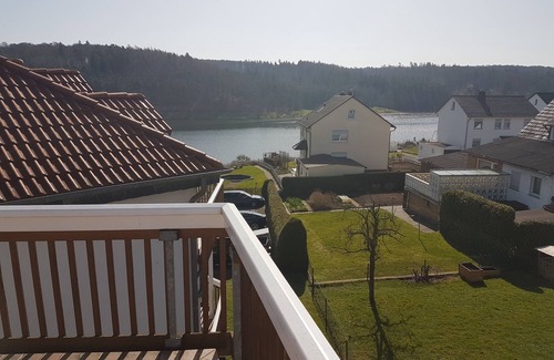 Bad Arolsen Apartment | 66m² apartment right on the Twistesee (lake view)