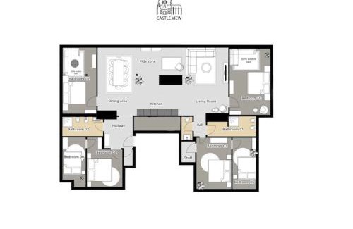 Karlin Apartment | 6BR Castle V!EWS A/C luxury Dolce Vita apartment