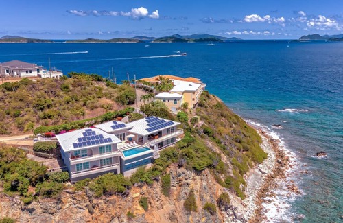 Nazareth Villa | 6BR Waterfront villa w/Amazing Views of St. John!