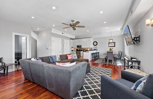 Northeast Virginia Beach House | 7 beds! One block from new SURF Wave Pool and beach! Bikes included!