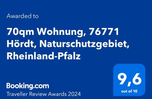 Hordt Apartment | 70qm Wohnung, 76771 Hördt, Naturschutzgebiet, Rheinland-Pfalz