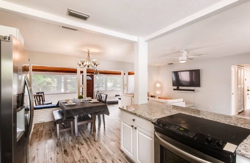 Edgewood Villa | 7BR Lakefront Duplex w/Pool, Sauna & Hot Tub!