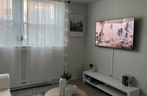 New Center Detroit Apartment | 7Min-DT | King Bed | 400mbs Wifi | Free Parking