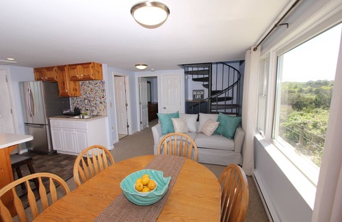 East Sandwich House | 89-2 Salt Marsh Rd -Oceanfront Cottage w/180° Cape Cod Bay Views & Balcony!