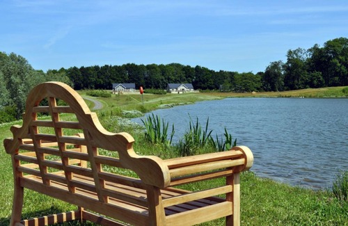 Pattiswick Cabin | A delightful lodge with hot tub on Wakes Hall Farm is a haven of peace in 500 acres of private land