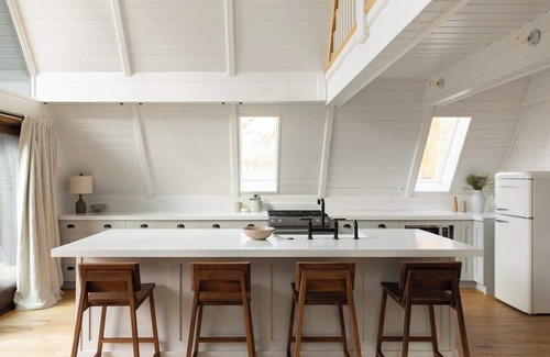 Park City Cabin | A-Frame Haus Heber, views, romantic, firepit, cute