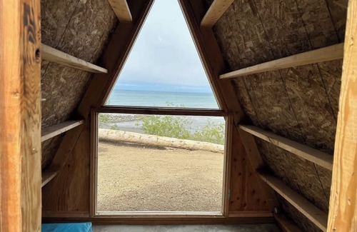 Port Angeles Apartment | A-Frame (Site 7) Shelter w/Incredible Ocean View