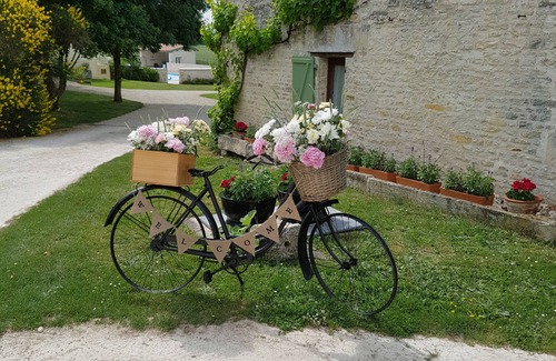 Saint-Pierre-d'Amilly House | A gite for 2 people in an estate of 6 gites