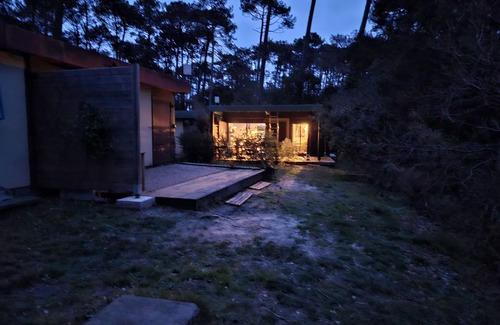 Leon Ski Chalet | A haven of peace in the middle of 70 hectares of forest. Large covered terrace