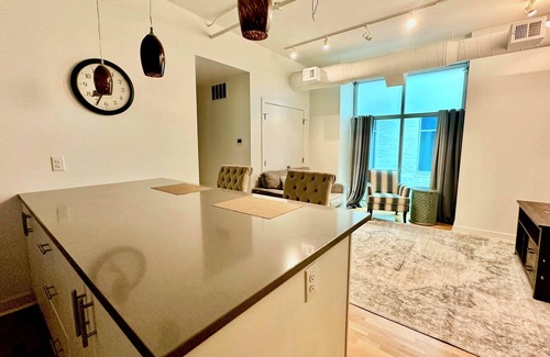 Old Market Apartment | A historic 1,000 square foot Atrium loft in the heart of the Old Market