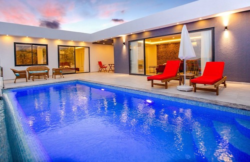 Patara Villa | A stunning contemporary villa with views towards the sea at Patara.