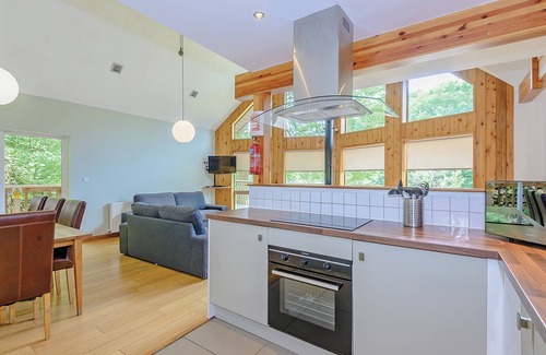 Llangollen Ski Chalet | A superbly appointed impressive two storey luxury lodge.
