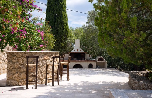 Kilada Villa | A two-house villa with breathtaking sea view and private pool and garden