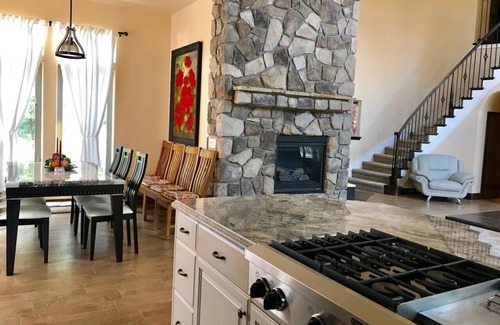 Three Rivers House | A Very Sweet Retreat: The S Fork River is flowing. You can see, hear & touch it!