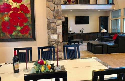 Three Rivers House | A Very Sweet Retreat: The S Fork River is flowing. You can see, hear & touch it!