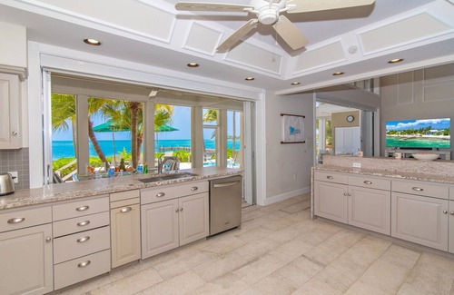 Rum Point House | Abita Kai: ADA-Friendly Family Villa Across from The Kaibo w/Pool, Kayak & Sandy Beach w/Dock