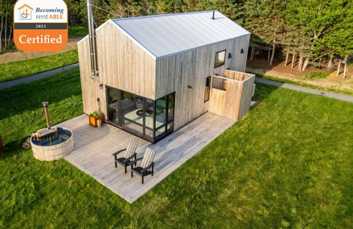 Inverness County Cottage | Accessible Luxury Cottage with Stunning Views, Private Hot Tub, Private Path to Beach