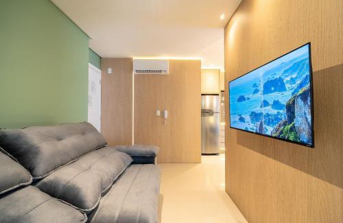 Tabuleiro dos Oliveiras Apartment | Achei Itapema Elegante ap c/vista do mar 2dorm