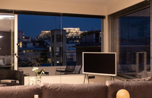 Psirri Apartment | Acroview Lofts Residence with Hammam