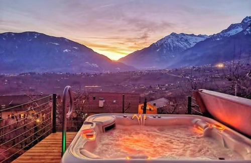 Schenna Apartment | Active B&B Prairerhof mit Whirlpool & Sauna