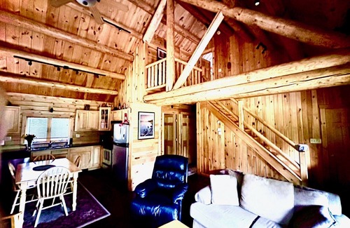 Saranac House | Adirondack Log Home For Rent Near Lake Placid NY In Adirondack State Park
