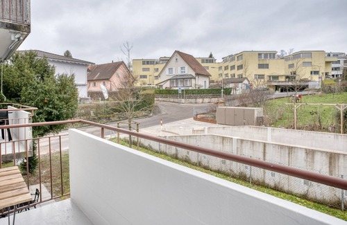 Altstetten Apartment | Airy Altstetten 1.5 Room w/Storage & W/D, nr Local Market, by Blueground