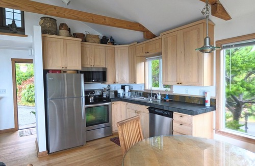 Oceanside House | Airy Beach Home with Two Decks, Ocean Views - Close to Beach Access