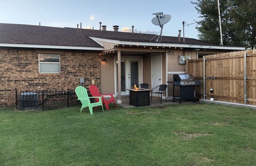 Elk City Condo | All the Comforts of Home Duplex. Backyard grill and atmosphere. Extra services!