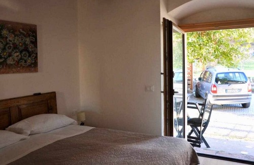 Scurelle Apartment | Alla Pieve, room with a view of Lake Caldonazzo