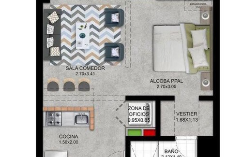 Menga Apartment | Alto Living 1305, Espectacular!