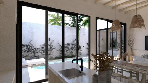 Sei Pinang Villa | Aluna 1BR with private pool kedungu