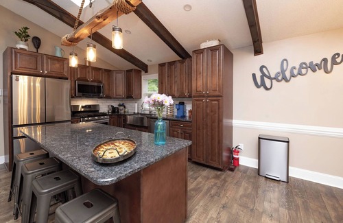 Hurdle Mills House | Amazing 2BR/2BA Farmhouse on 4 acres with a large pond. 4 beds total