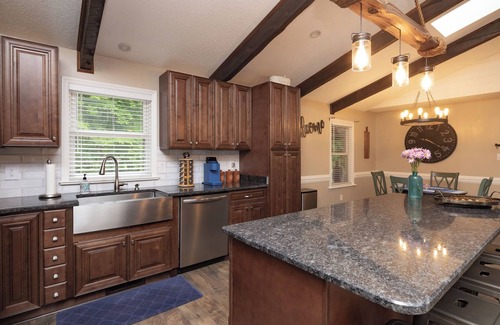 Hurdle Mills House | Amazing 2BR/2BA Farmhouse on 4 acres with a large pond. 4 beds total