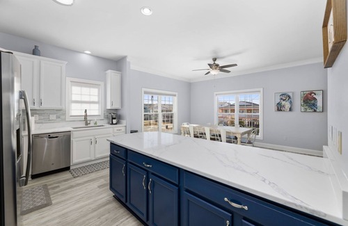 Cherry Grove Beach House | Amazing Channel Retreat Private Heated Pool Luxury Outdoor Living & Pet Friendly