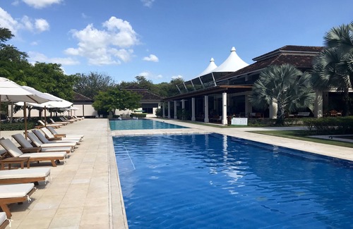 Playa Conchal Condo | Amazing location steps away from new beautiful condo pool.