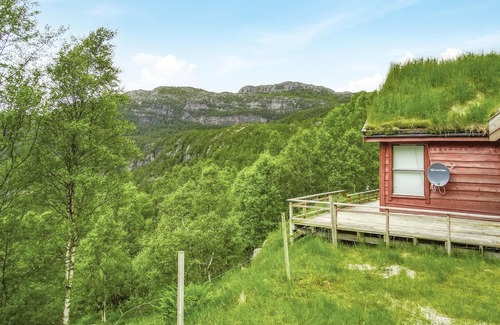 Bjerkreim House | Amazing home in Vikeså with lake view