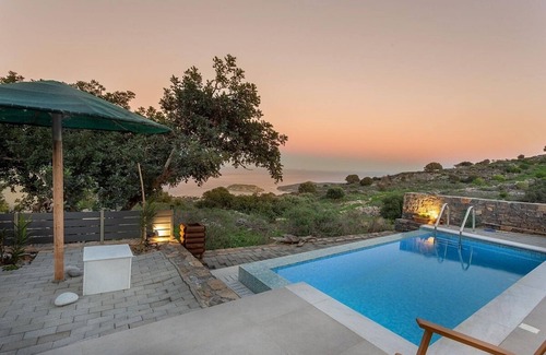 Kounelion Villa | Amazing Modern Villa, Panoramic Sea Views, A/C, Private Pool - Located between Plaka & Elounda!