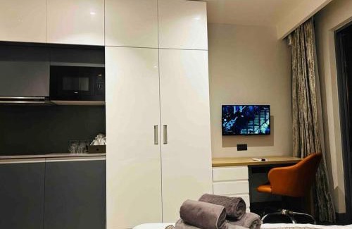Noida Apartment | AmigosStay - High Rise Studio with river view.