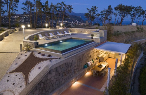 Sant'Agata sui Due Golfi Villa | AMORE RENTALS - Villa Ligea with Private Swimming Pool, Sea View and Parking