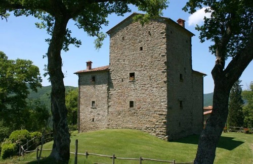Pieve di Chio Villa | Ancient and majestic medieval tower with private pool and garden. Panoramic position about 3 km from